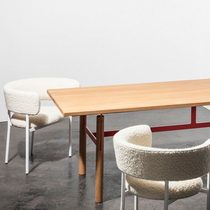 Fauteuils de salle à manger modernes Fauteuils rembourrés à dossier ouvert avec pieds en métal