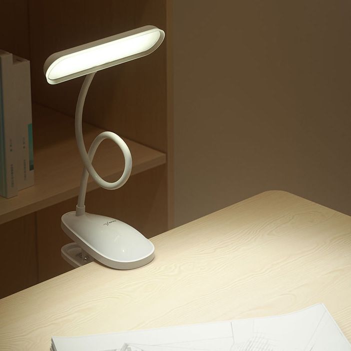 Clamp-on Design Macaroon Style LED Table Lamp Eye Protection Bedside Reading Lamp in Warm White Light