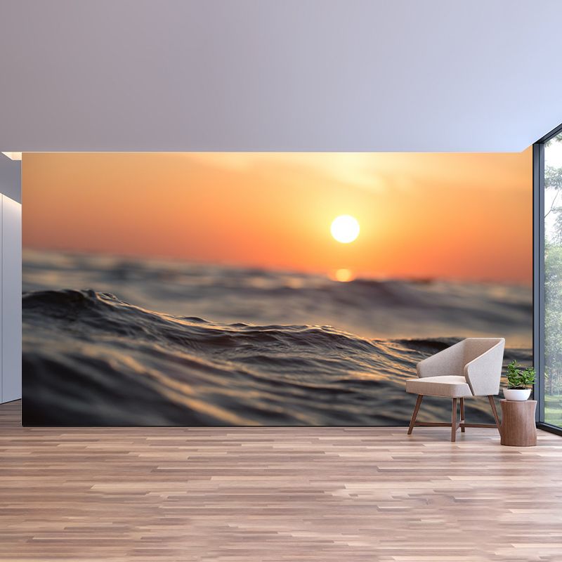 Beautiful Sea Wall Decor Mural Moisture Resistant Living Room Wall Covering