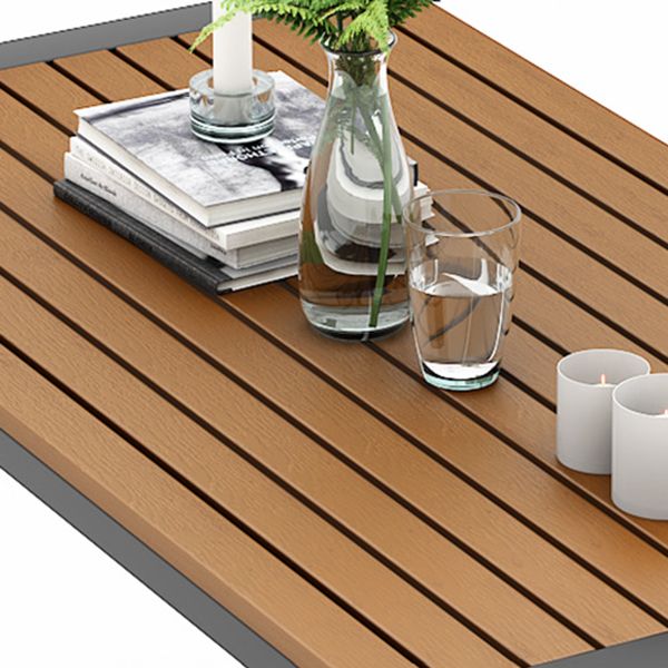 Modern Style 1/2/4 Pieces Rectangular Picnic Table Reclaimed Wood Patio Dining Table