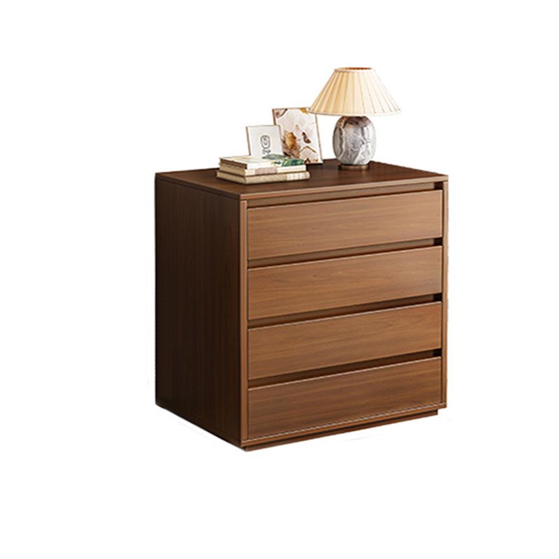 Contemporary Wooden Chest Bedroom Storage Chest with Drawers