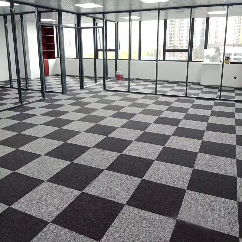 Modern Carpet Floor Tile Self Adhesive Level Loop Fade Resistant Carpet Tile