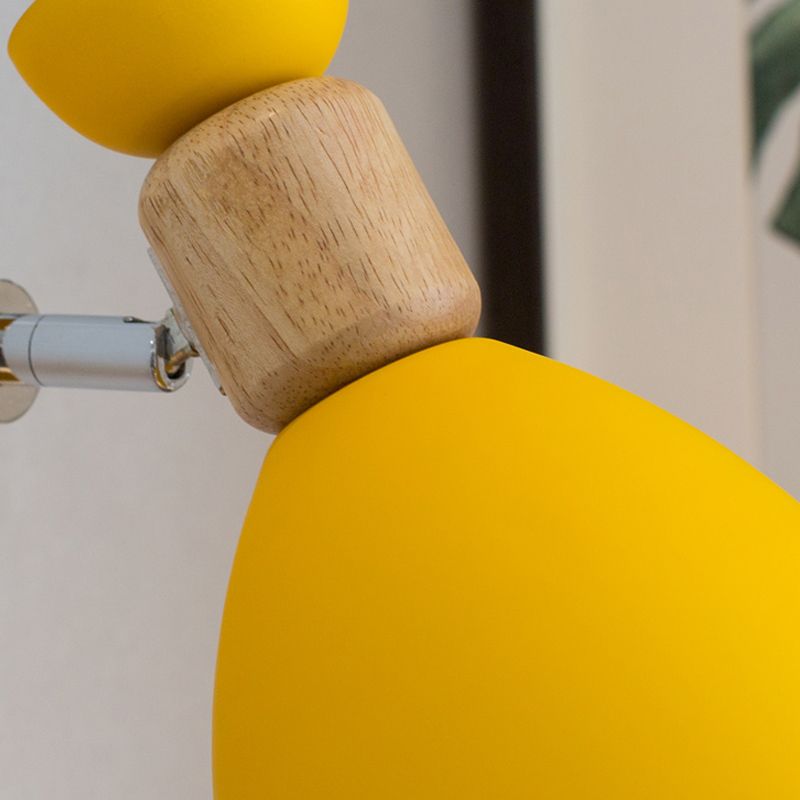 Macaron Dome Wall Sconce Rotatable Metal 1 Head Sconce Light for Restaurant Stair