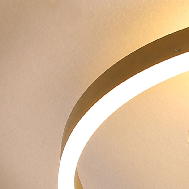 Modern Style Dolphin Shape Ceiling Fixtures Metal 3 Light Flush Ceiling Light Fixtures