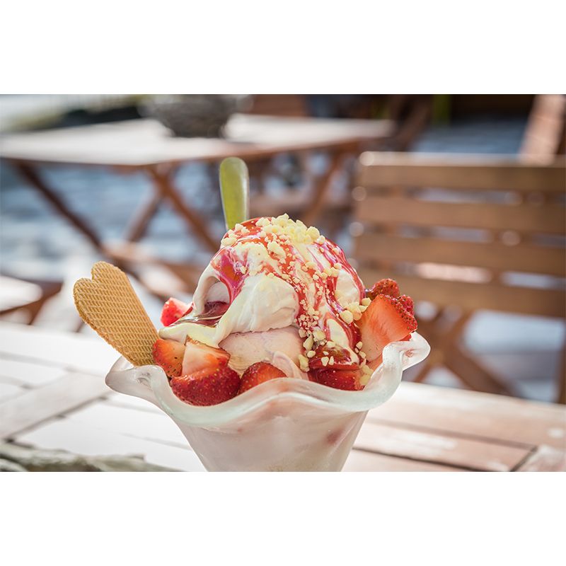 Modern Dessert Food Mural Wallpaper for Commerce Shop Decoration Wall Decal