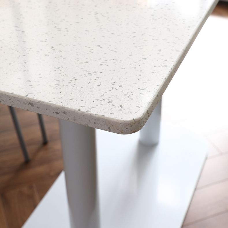 Industriële stijl eettafel voetstuk eetkamercollectie, 23,6 "l x 23.6''w x 29.5" h