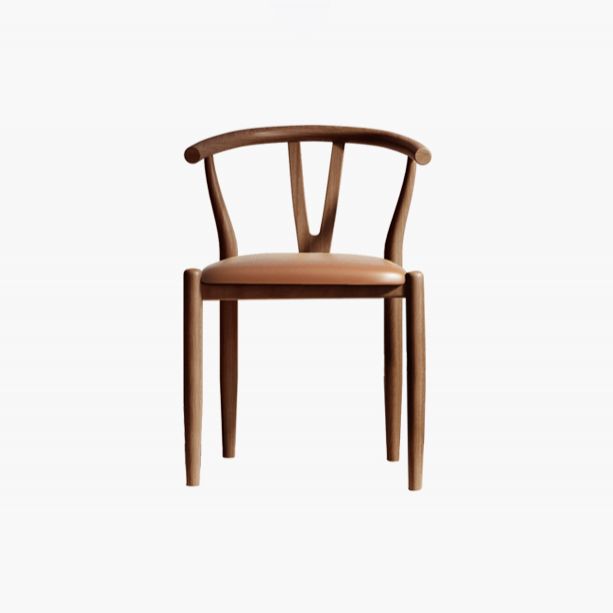 Nordic Style Metal Dining Armstuhl PU Leder Esszimmerstühle für den Heimgebrauch