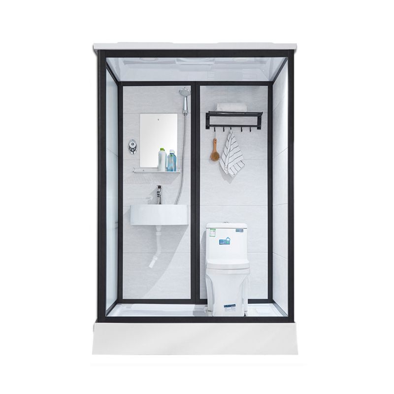 Framed Corner Shower Enclosure Single Sliding Shower Enclosure