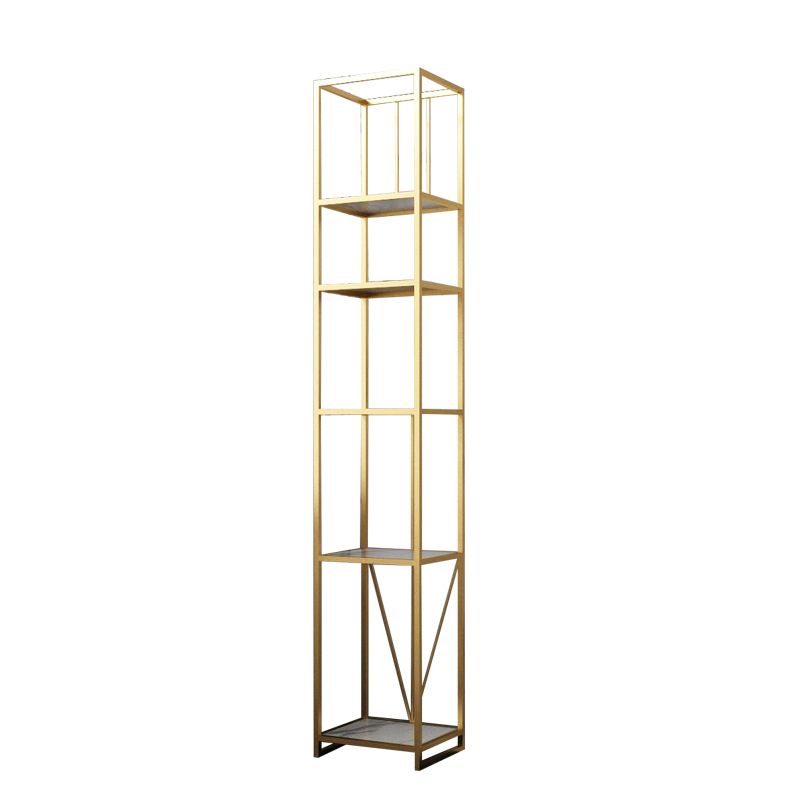 Libreria etagere aperta verticale industriale telaio in ferro -scaffale in legno fabbricato scaffale