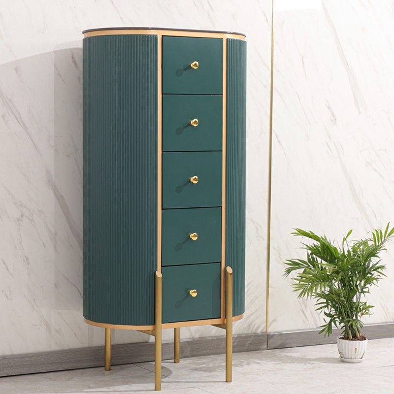 Modern Style Stone Buffet Sideboard 23.6"L Dining Room Buffet Server with Drawer