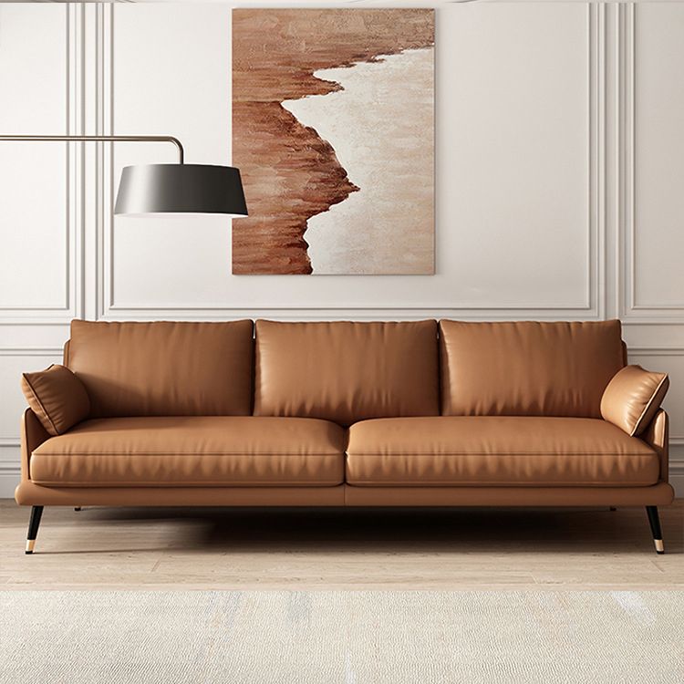 Moderno cuscino braccio top mobili di divano con cuscini divano marrone scuro e chaise