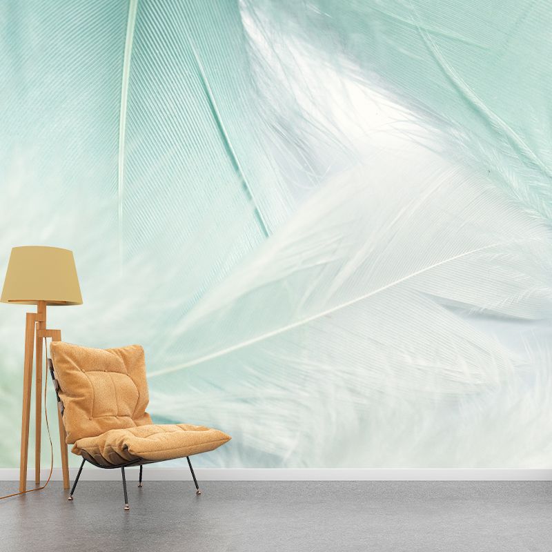Photography Mural Wallpaper Environment Friendly Feather Indoor Wall Mural