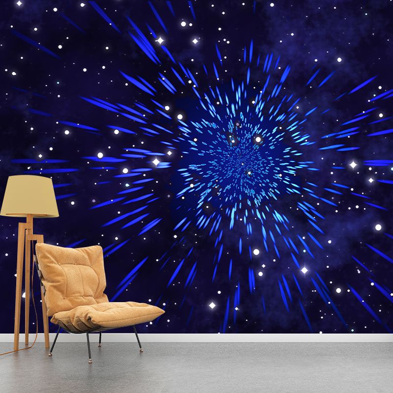 Sci-Fi Astronomy Wall Mural Wallpaper Stain Resistant Wall Decor for Sleeping Room