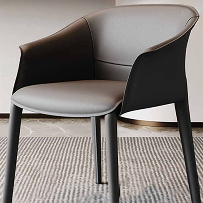 Arms Included Barrel Chair Barrel Sloped Arm Accent Chair with Legs