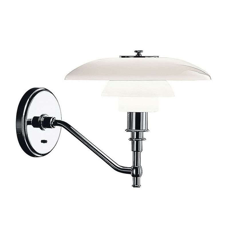 Modern Metal LED Flush Mount Wall Sconce 1-Light Wall Sconce Lights with Grass Shade
