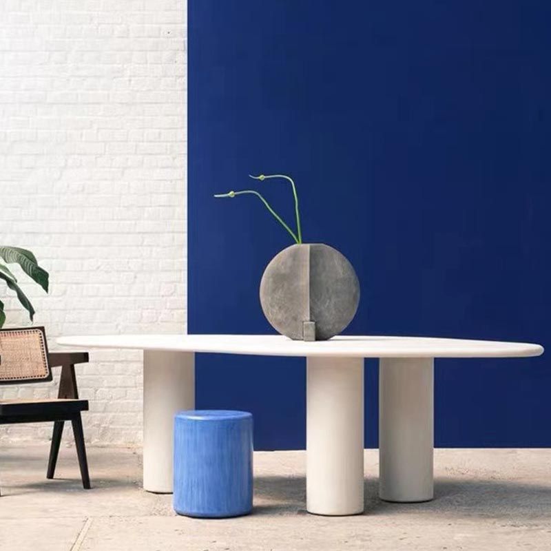Modern Style White Wood Table Specialty Dining Table for Kitchen