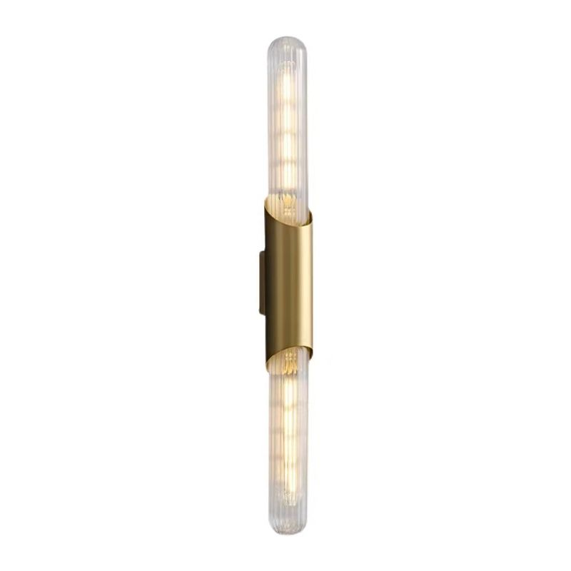 Golden Modernism Wall Mounted Sconce Shaded LED Wall Light for Dining Room