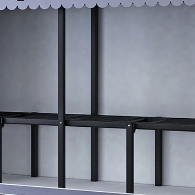 Contemporary Wardrobe Closet with Legs Steel Wardrobe Armoire for Home