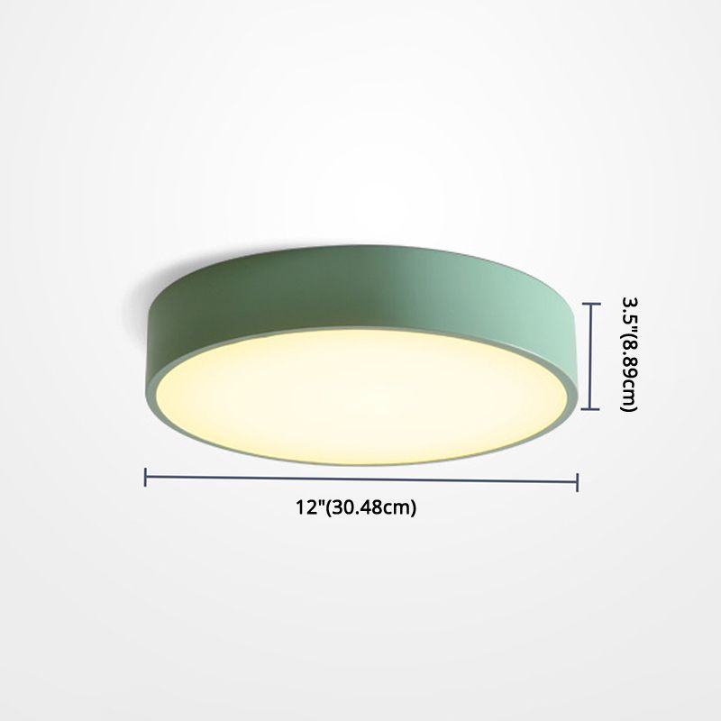 Ronde inbouwverlichting 1-lichts aluminium minimalistische inbouwplafondverlichtingsarmaturen