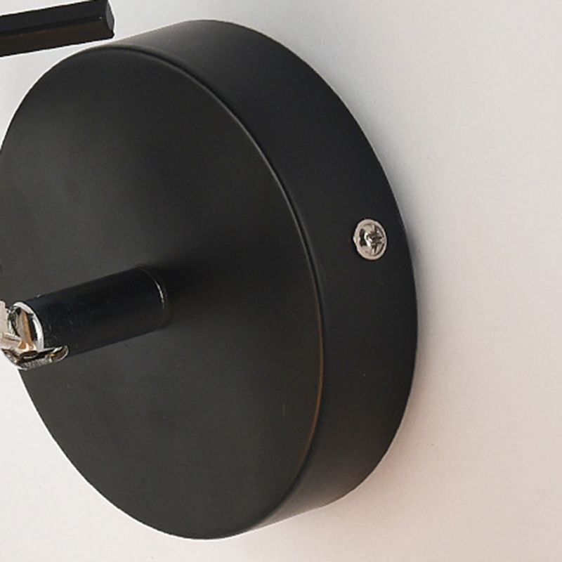 Unique Shade Wall Lighting Modern Nordic  Style Metal 1 Light Sconce Light in Black and White