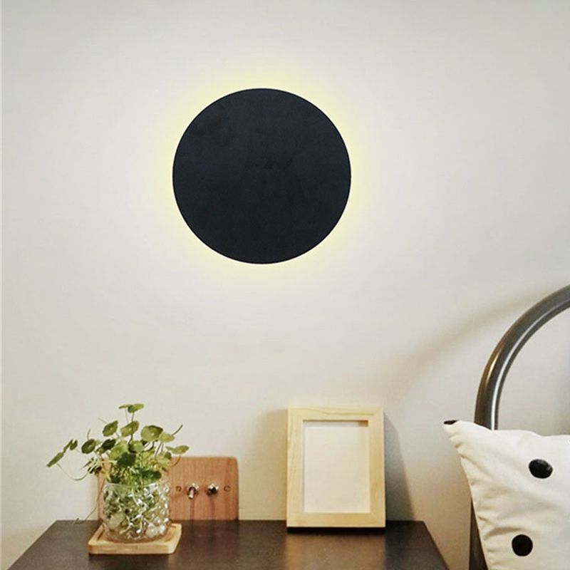 NOVERTY LAMPAGGIO LED MIMINALISTRO SCONCE LAMPARE NERO ECLIPSE SOLAR ECLIPSE ALLUNE