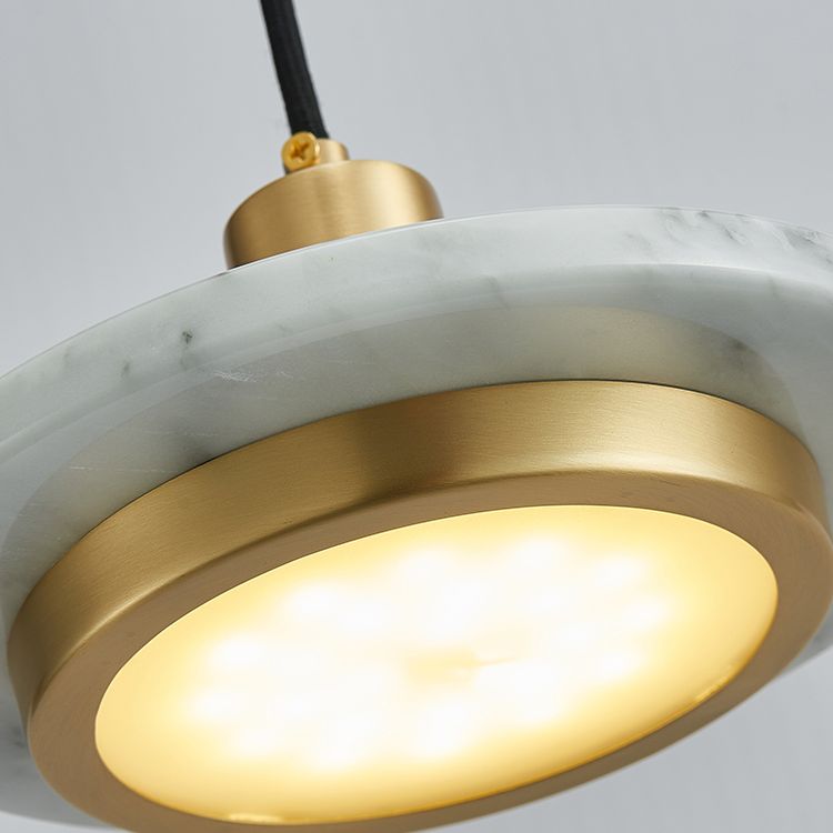Luce del soffitto a sospensione a discesa la luce del soffitto sospeso in pietra contemporanea per sala da pranzo