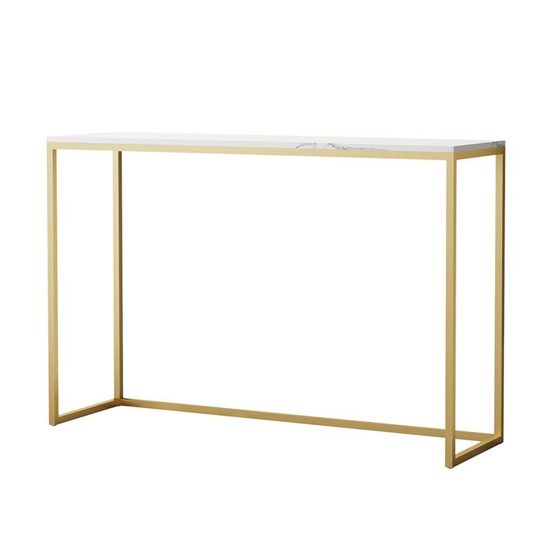 11.8 Inch Wide Console Table Rectangle Metal Contemporary End Table