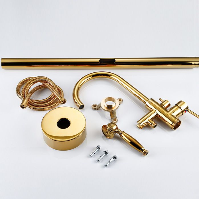Modern Freestanding Bathtub Metal Faucet Freestanding Tub Faucet