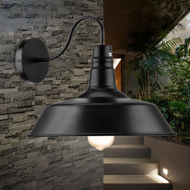 Indoor -Außenlampenlampenmaterial amerikanischer Industrie Stil Wandleuchte Leuchte