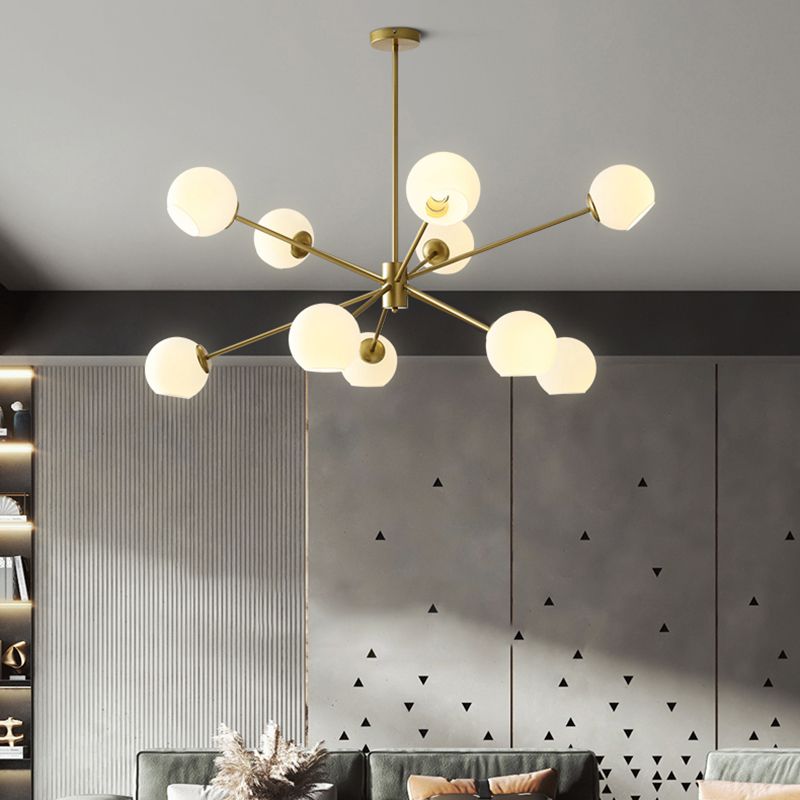 6/8/10 Lichten Kroonluchter Lamp Goud Simplicity Suspension Hanglamp