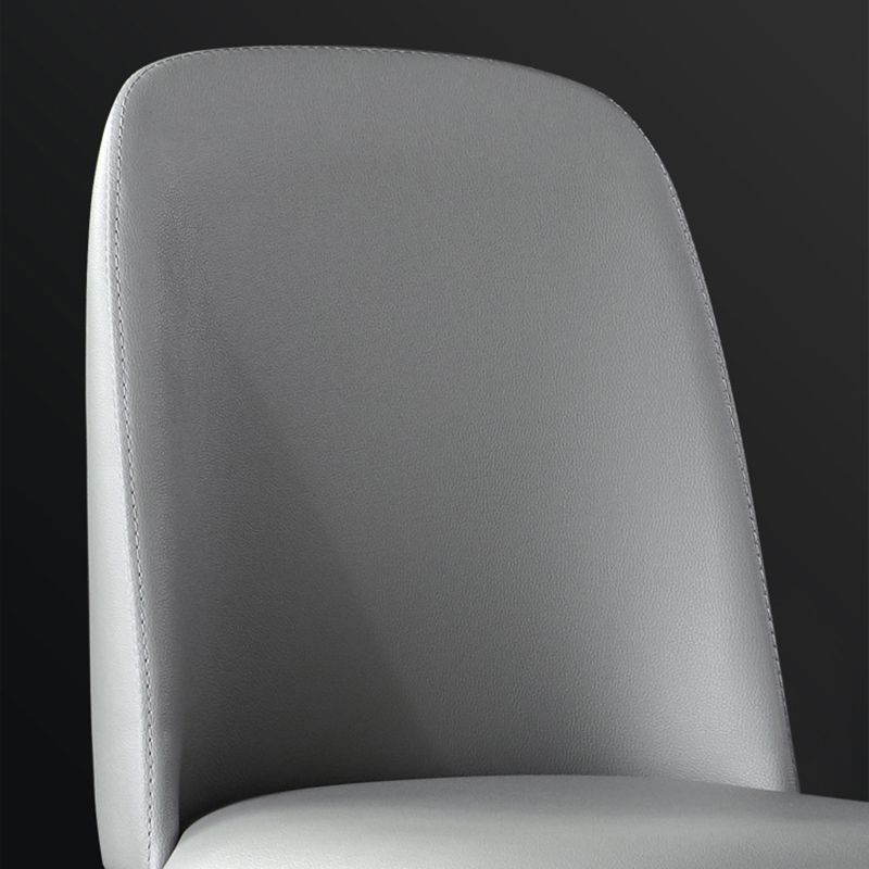 Silla auxiliar industrial tapizada para el hogar, silla de comedor Parsons con acabado mate (juego de 2)