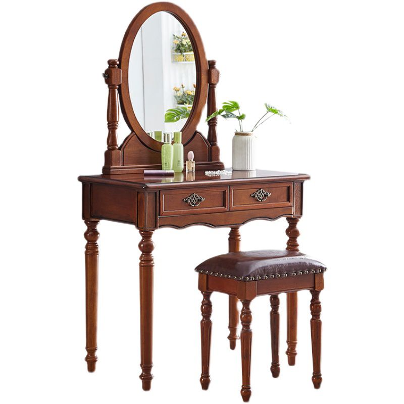 Wooden Vanity Dressing Table Traditional Vanity Makeup Table Set