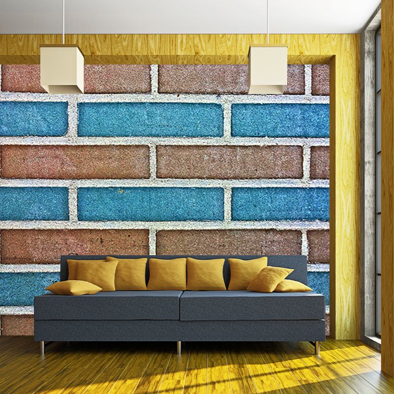 Brick Wall Mildew Resistant Mural Wallpaper Living Room Wall Mural
