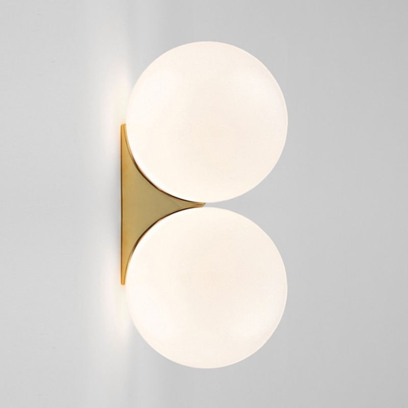 Glass Ball Indoor Wall Light Nordic Modern Style Wall Light Fixture for Bedroom Corridor