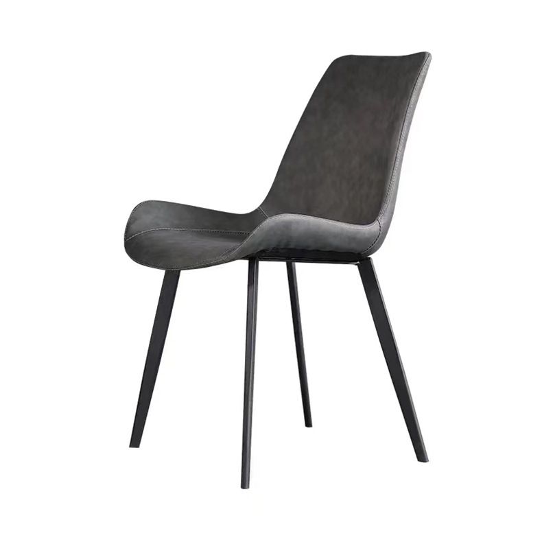 Chaises contemporaines avec coussin en éponge haute densité, chaise d'appoint Parsons pour la cuisine