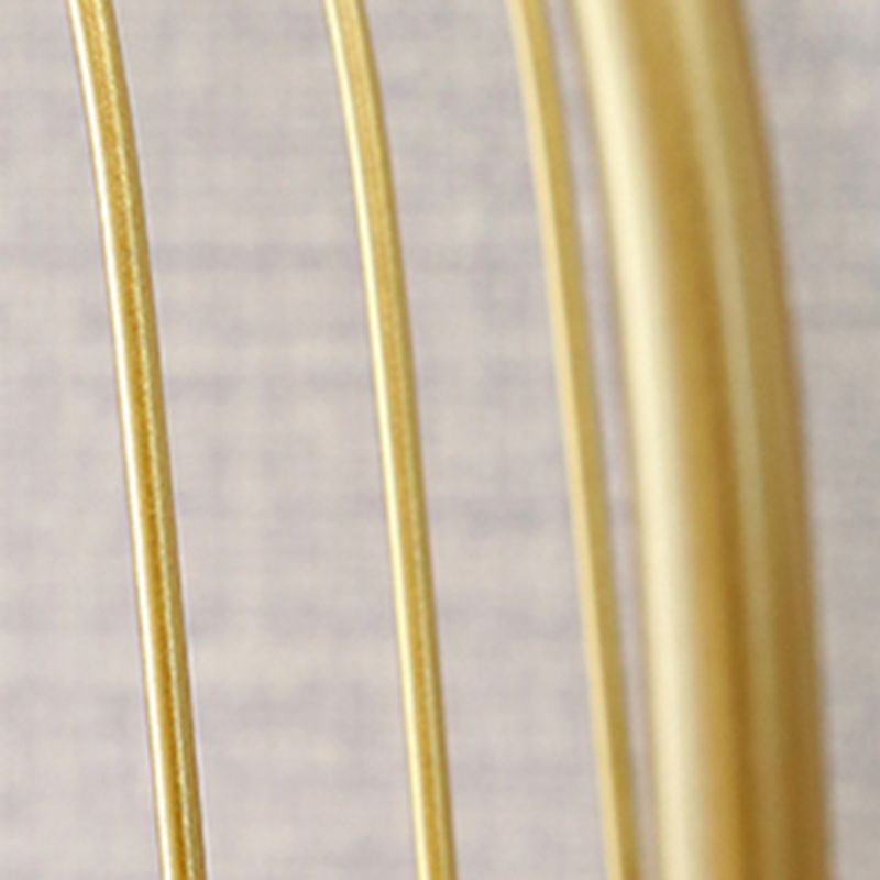 Glam Style Gold Bookshelf Metal Open Shelf Bookcase for Home