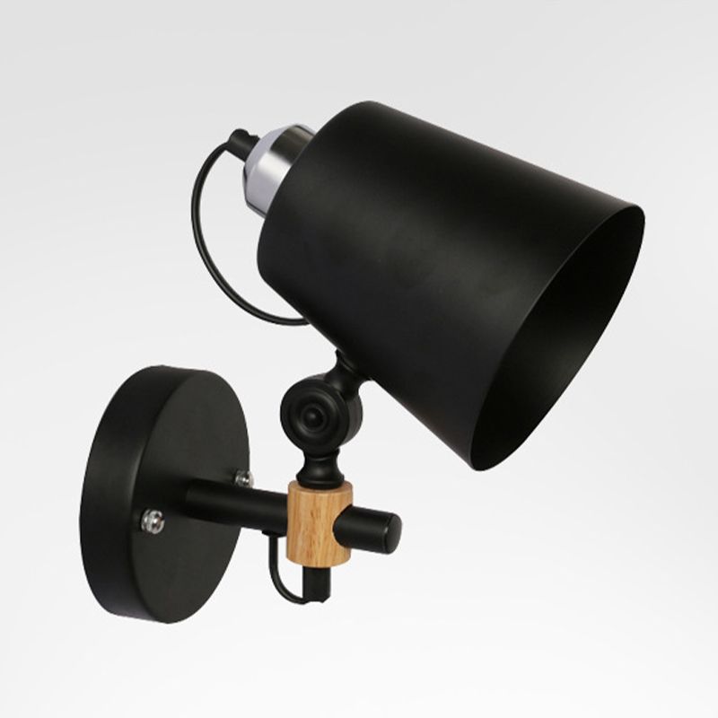 Industrial Style Empire Shape Wall Light Metal 1 Light Sconces for Living Room