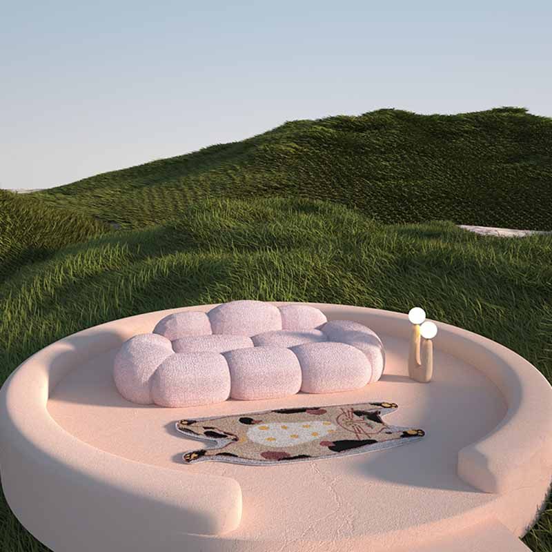 Artistic Carpet Modern Animal Print Rug Polyster Non-Slip Area Carpet for Living Room