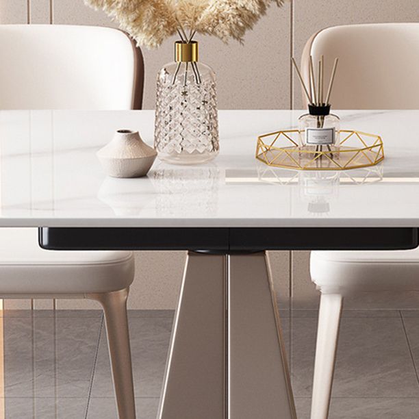 Contemporary 1/4/7 Pieces Dining Set Sintered Stone Dining Room Set