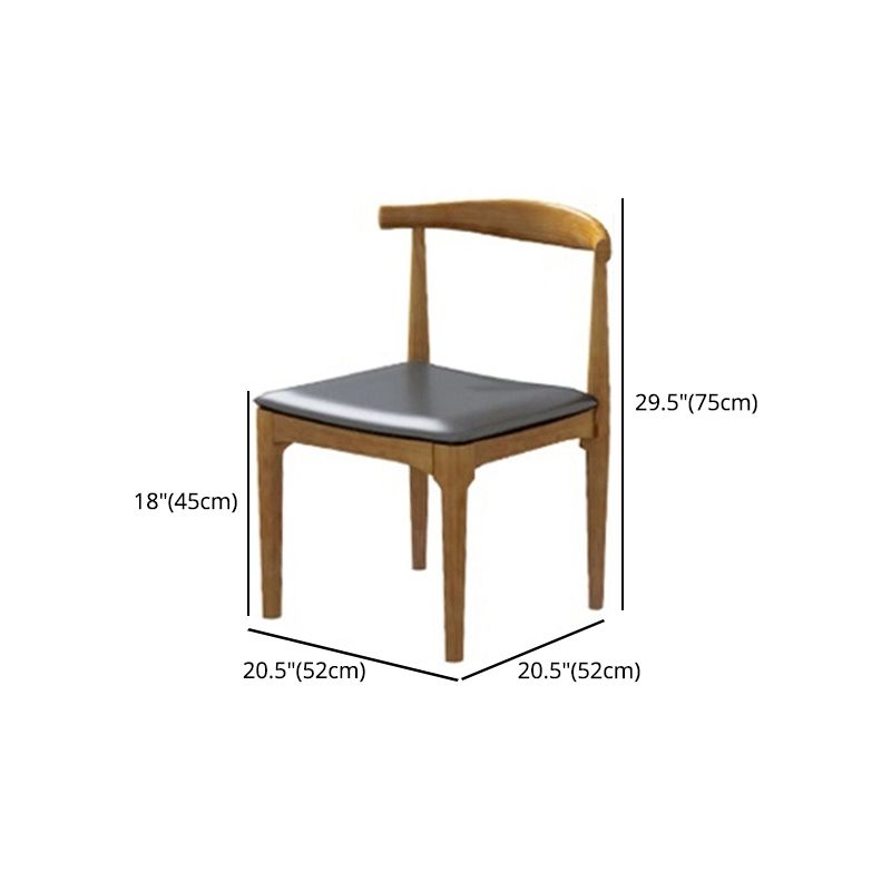 Pièces modernes 1/5/7 Pièces Rectangle Ensemble de restauration Table à manger en bois massif avec chaises