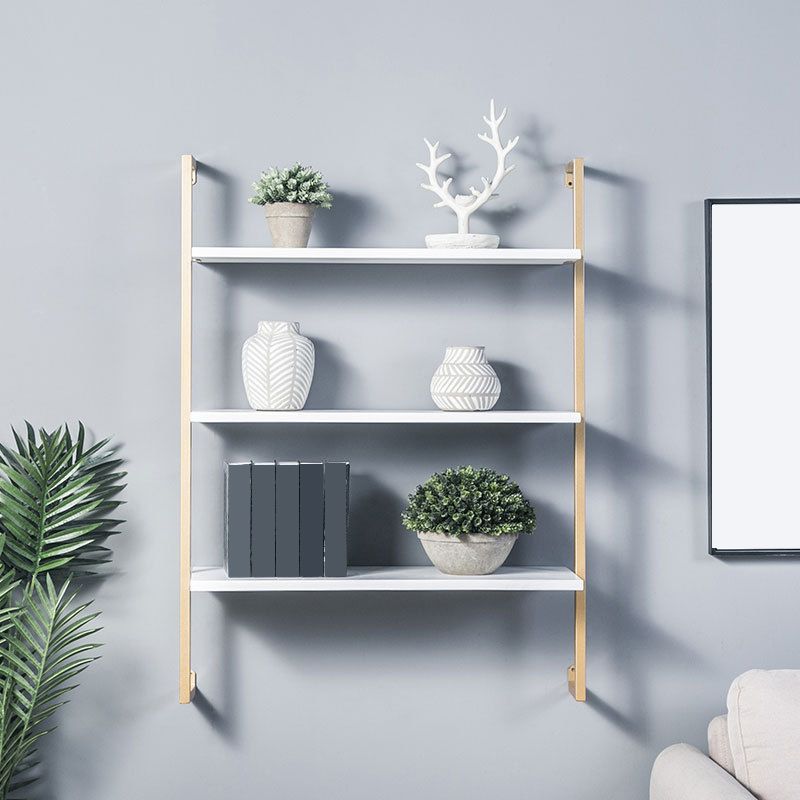 Scandinavian Wood Floating Bookshelf 9.8"Wide Home Book Shelf