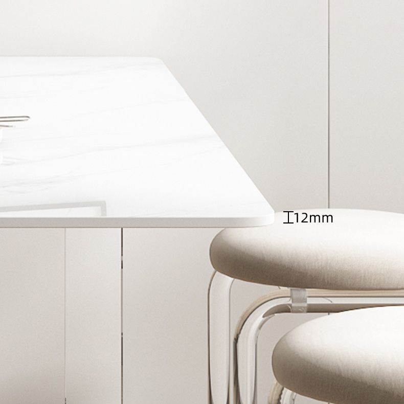 Modern Style Rectangle Table Set 1/4/5/7 Pieces Dining Set for Home Use