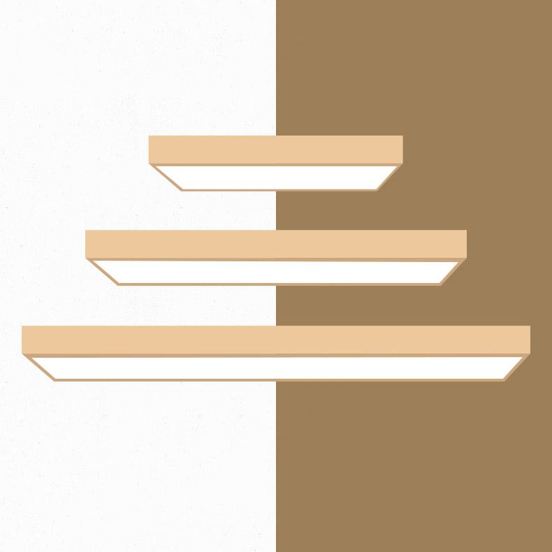 Wooden Hanging Lamp Simplicity Pendent Lighting Fixture for Meeting Room