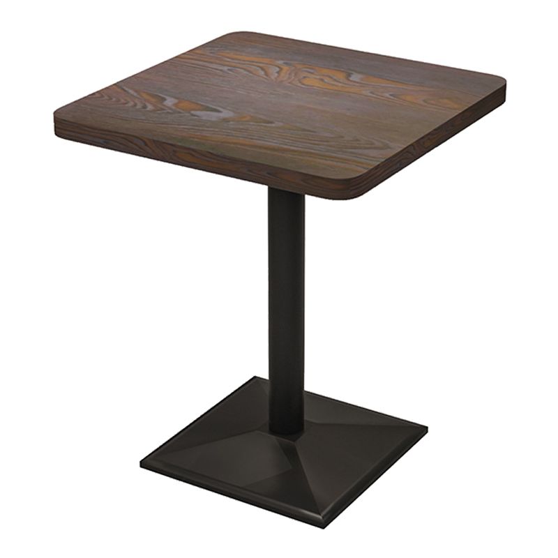 Industrialstil hölzerner Abendküche Tisch brauner Tisch mit schwarzem Rahmen