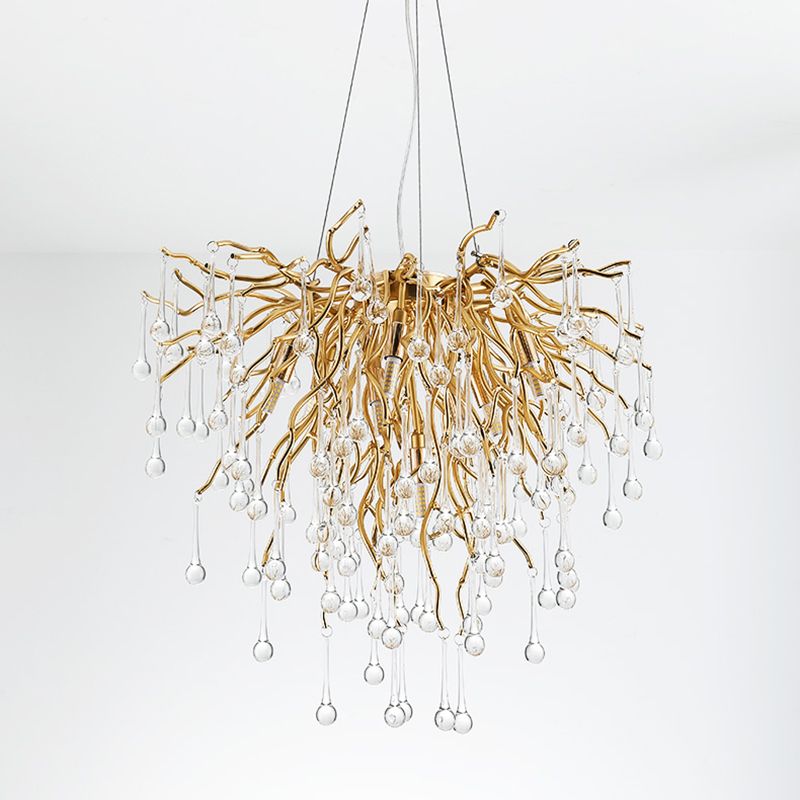 American Style Chandelier Crystal Multi Light Hanging Lights for Bedroom