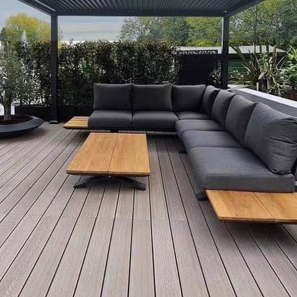 Striped Pattern Patio Flooring Tiles Nailed Flooring Tiles Floor Board
