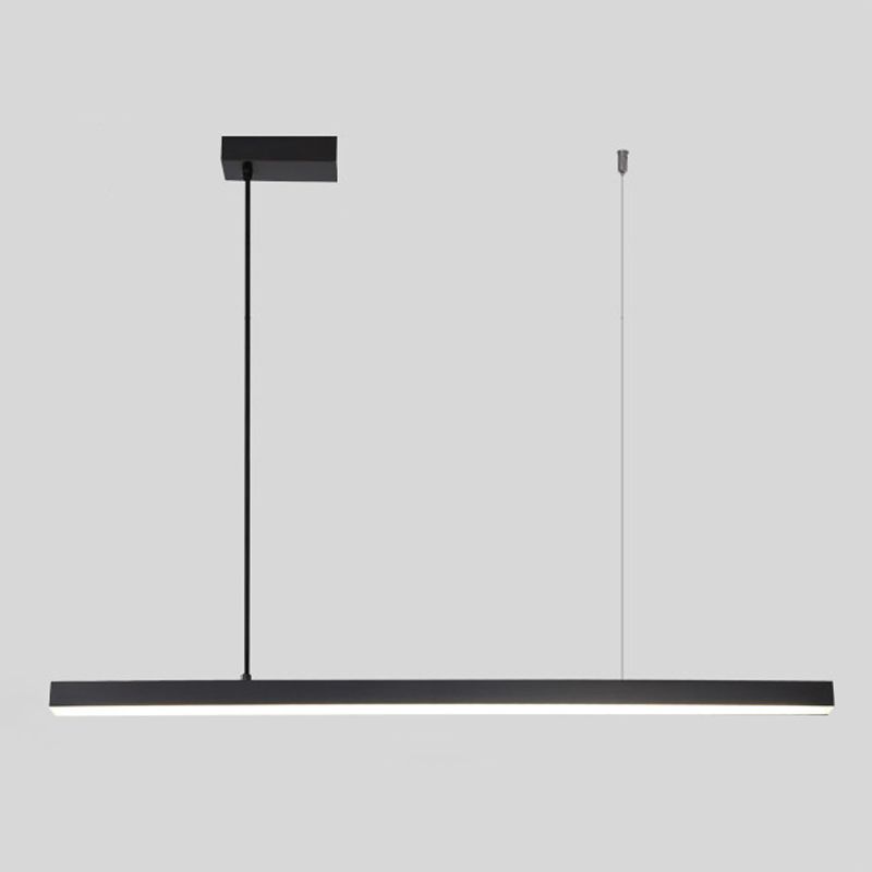 Zeitgenössische Küchenheize helle lineare hängende Deckenleuchte 1 Licht 1 Licht