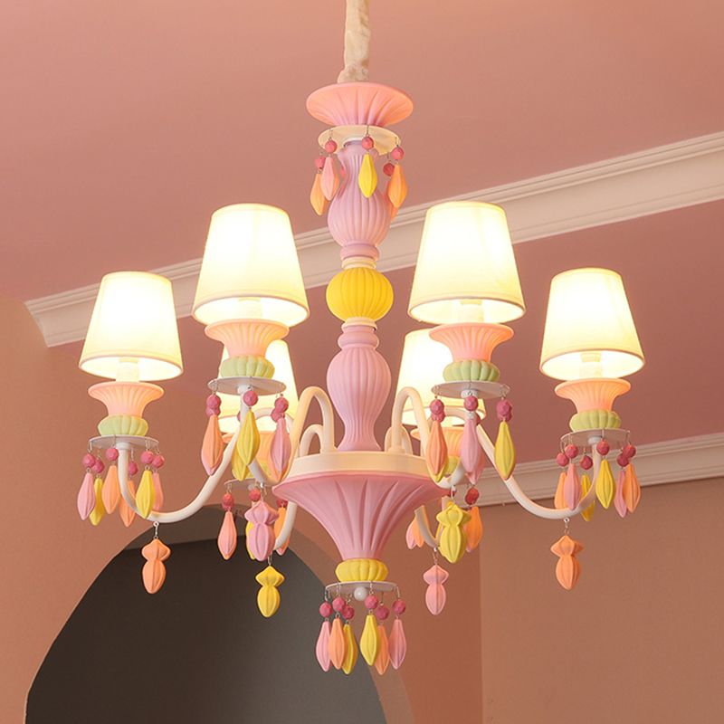 Modern Sputnik Ceiling Pendant Light Crystal Hanging Pendant Light for Children's Room