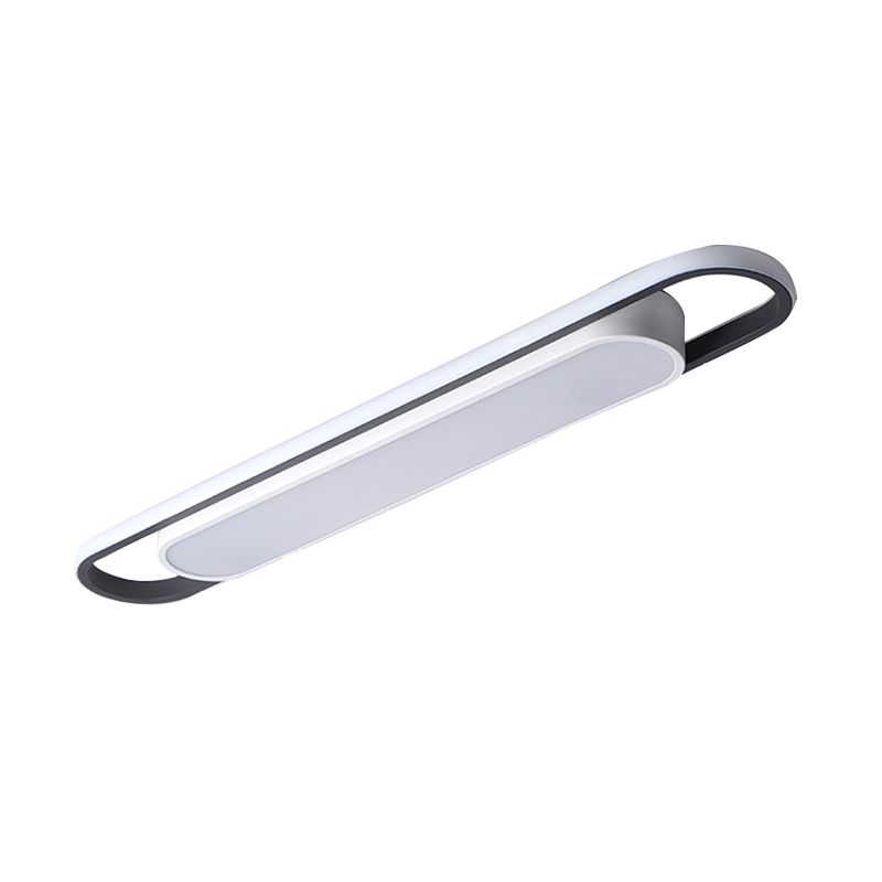 Modern Simple Flush Mount Ceiling Lamp Linear Flush Lamp for Living Room