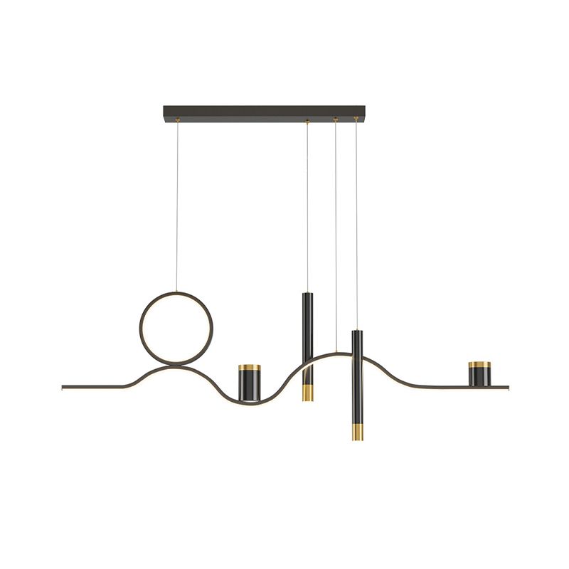 Nordic Linear Island Light Metal 39,5 "PENDANT ISLO